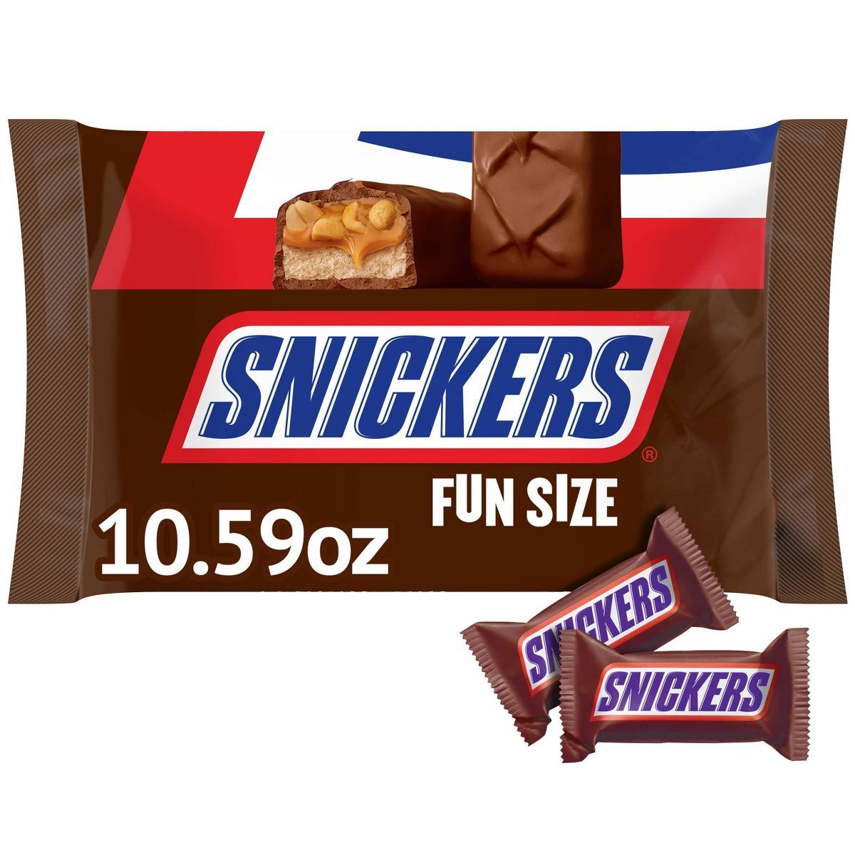 Snickers Fun Size Chocolate Candy Bars - 10.59oz | Target