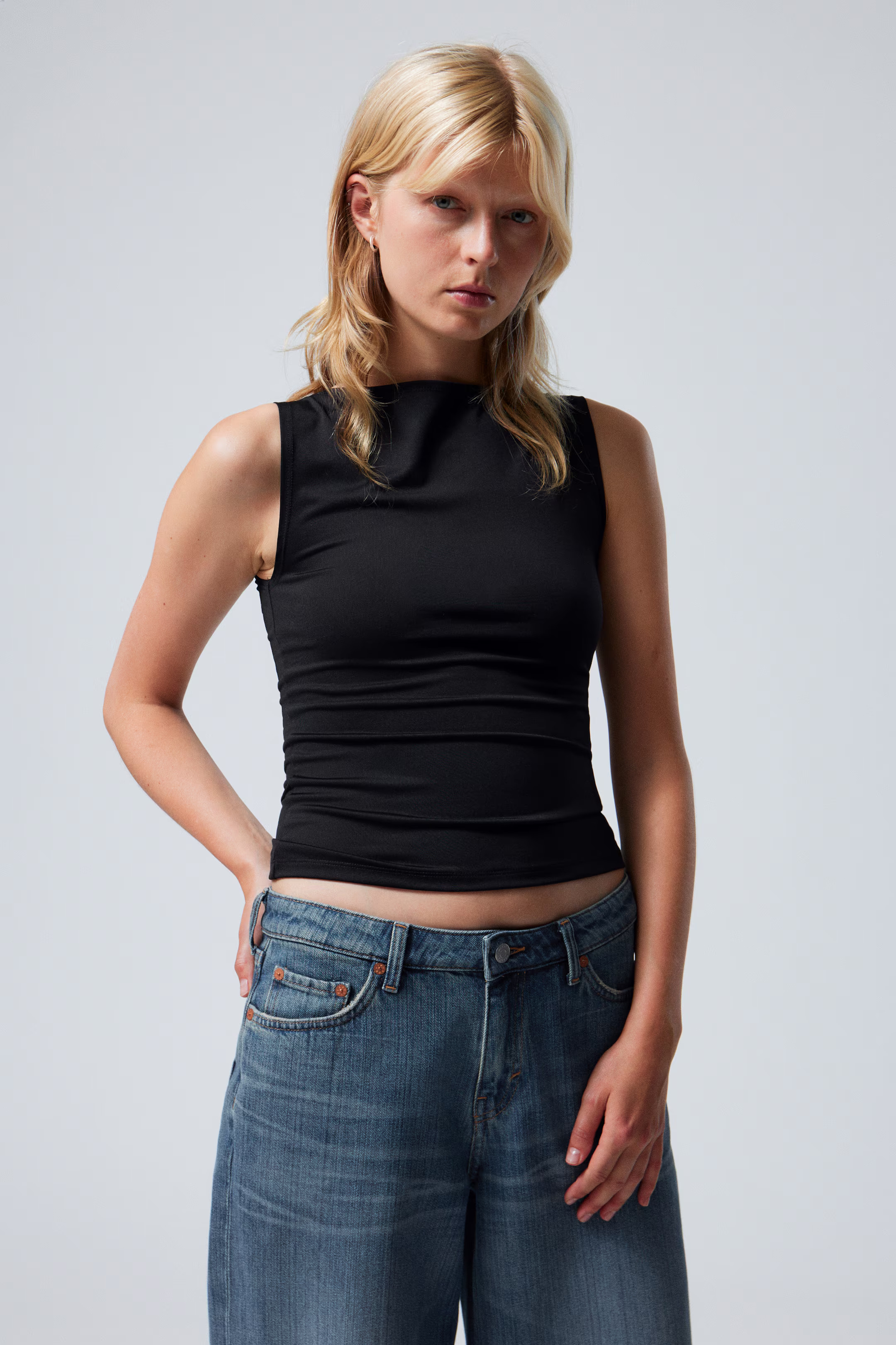 Annie Boatneck Sleeveless top | H&M (UK, MY, IN, SG, PH, TW, HK)