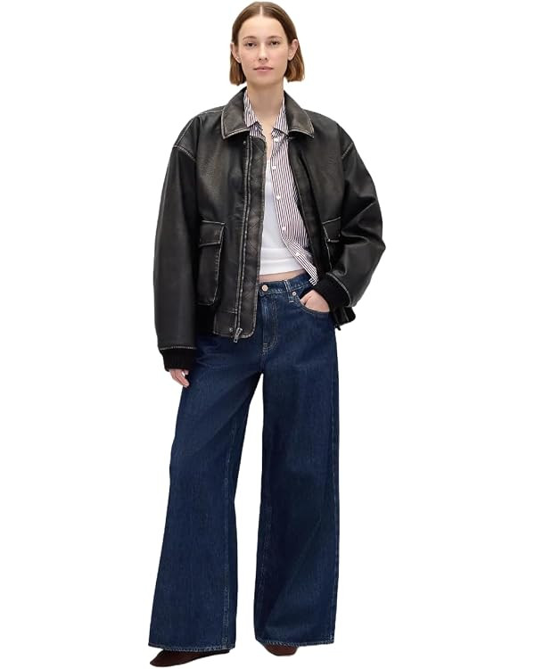 GAP Women's Low Rise Super Baggy Denim Jean | Amazon (US)
