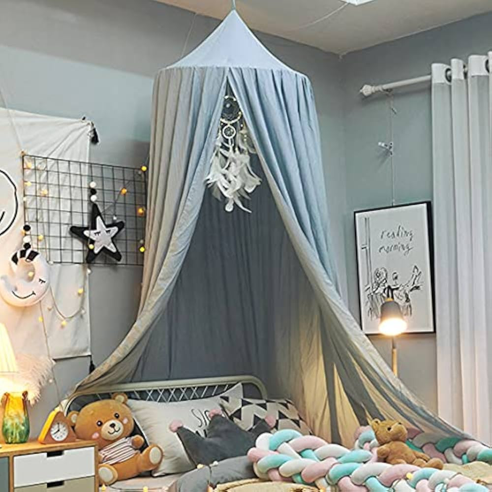 KOGITI Bed Canopy for Girls, Soft Smooth Playing Tent Canopy Girls Room Decoration Princess Castl... | Amazon (US)
