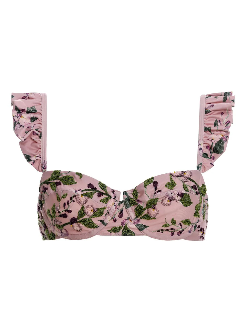 Agua By Agua Bendita Kiwi Wisteria Bikni Top | Pink | FARFETCH | Farfetch Global