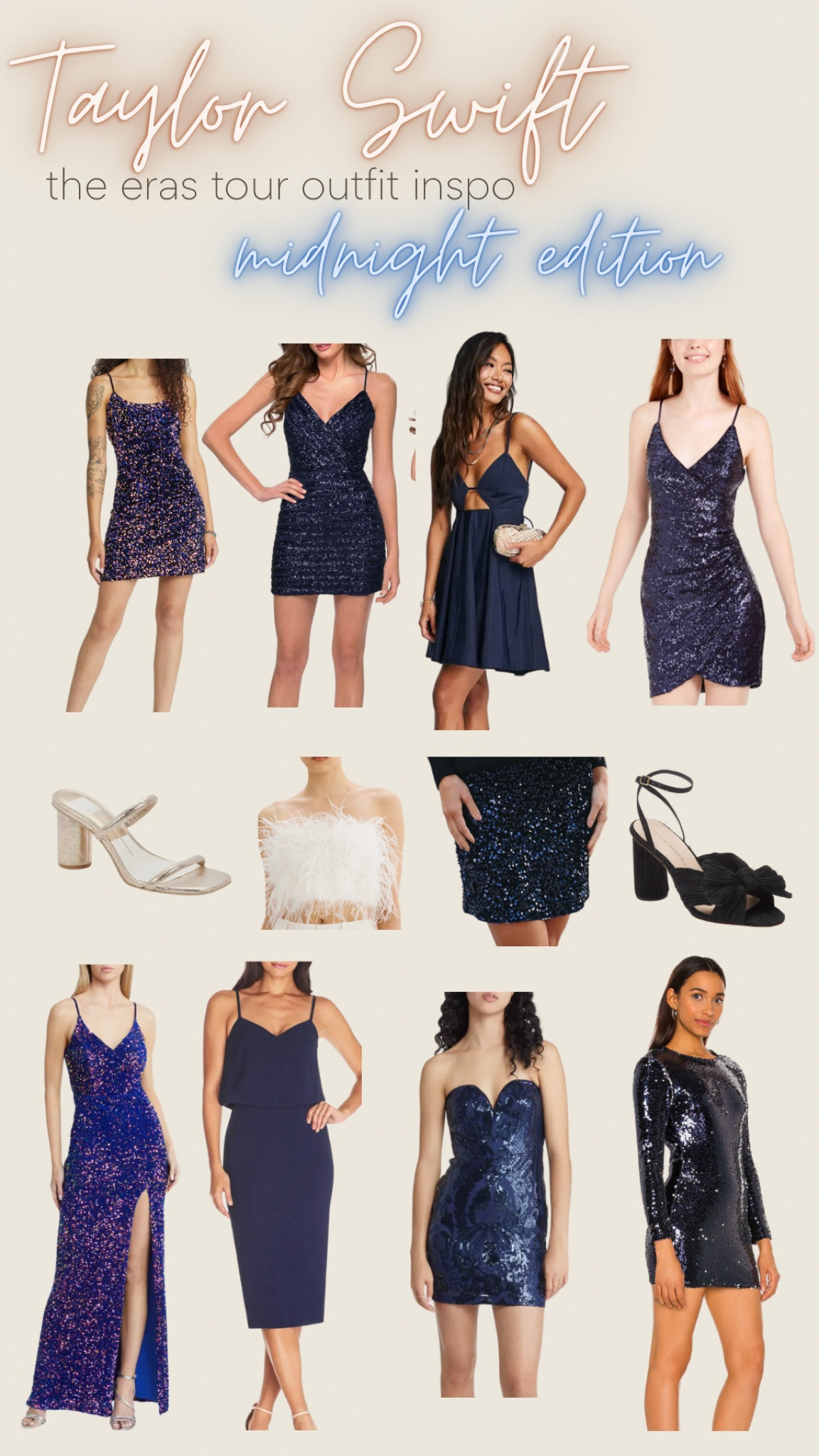 The Eras Tour Concert Inspo | Midnight Edition 💙

#LTKtravel #LTKFind #LTKstyletip