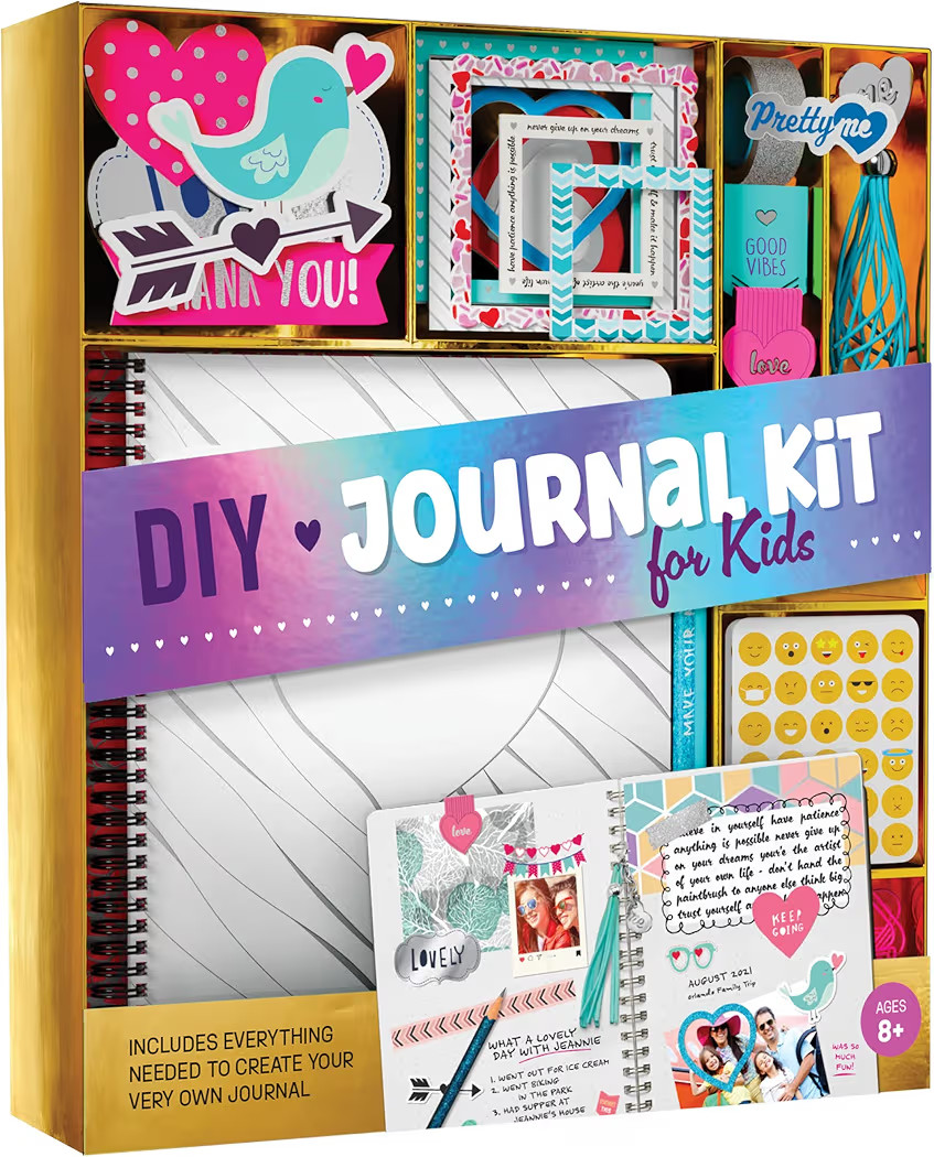 Pretty Me DIY Journal Kit for Girls - Gift for 8-14 Year Old Girl - Cool Birthday Gifts Ideas for... | Amazon (US)