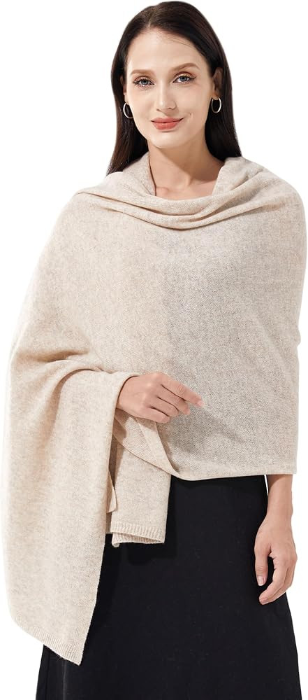 Soft Cashmere Blend Wrap Chic Scarf Stole for Women Wayfarer Travel Extra Large 87"x28" | Amazon (US)