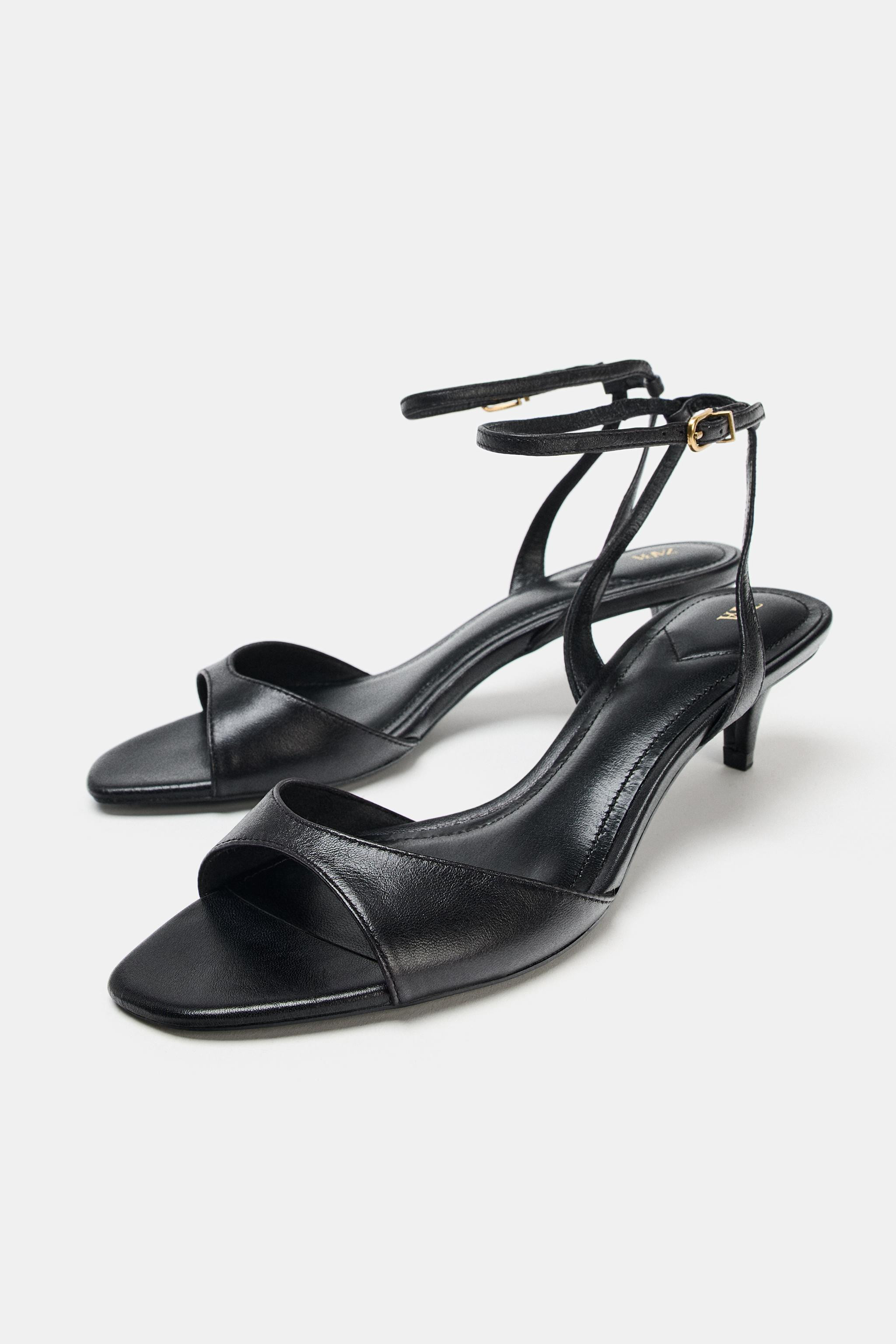 ANKLE STRAP HEELED SANDALS | Zara US