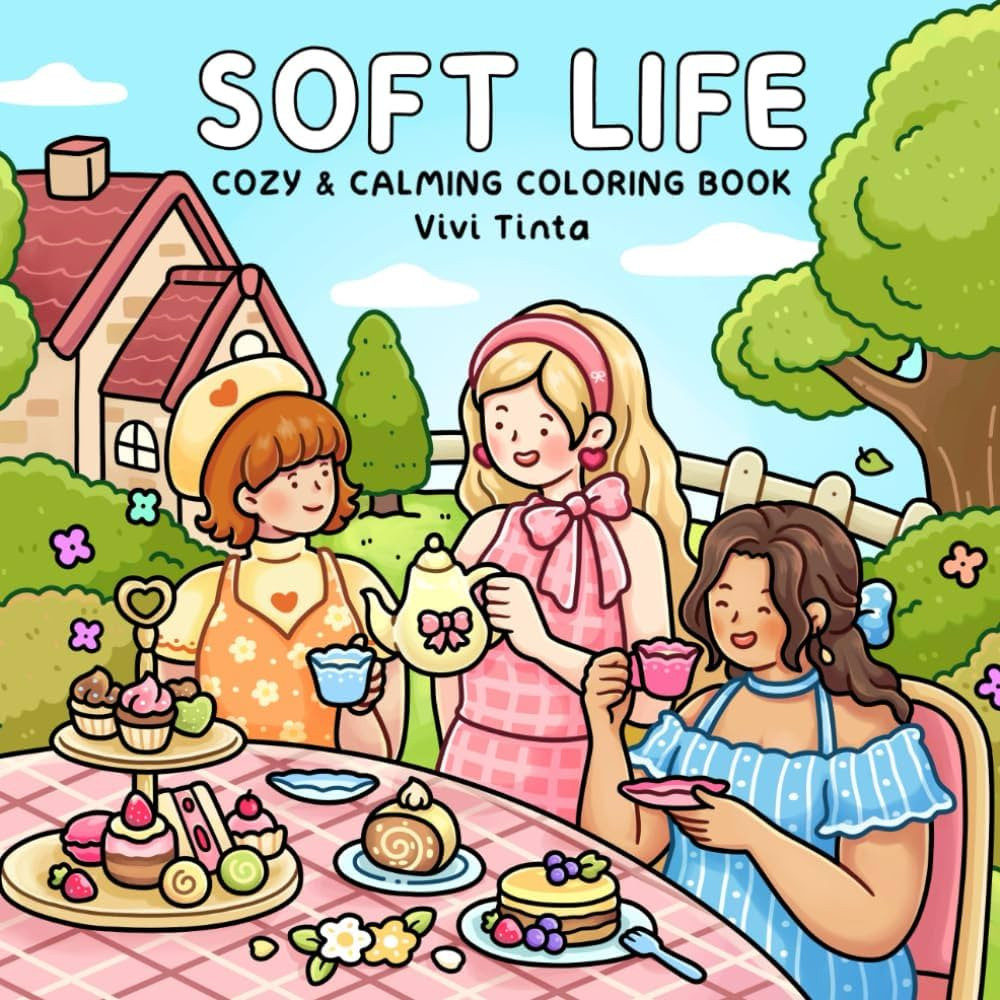 Soft Life: Cozy & Calming Coloring Book for Adults and Teens Featuring Gentle Daily Moments and S... | Amazon (CA)