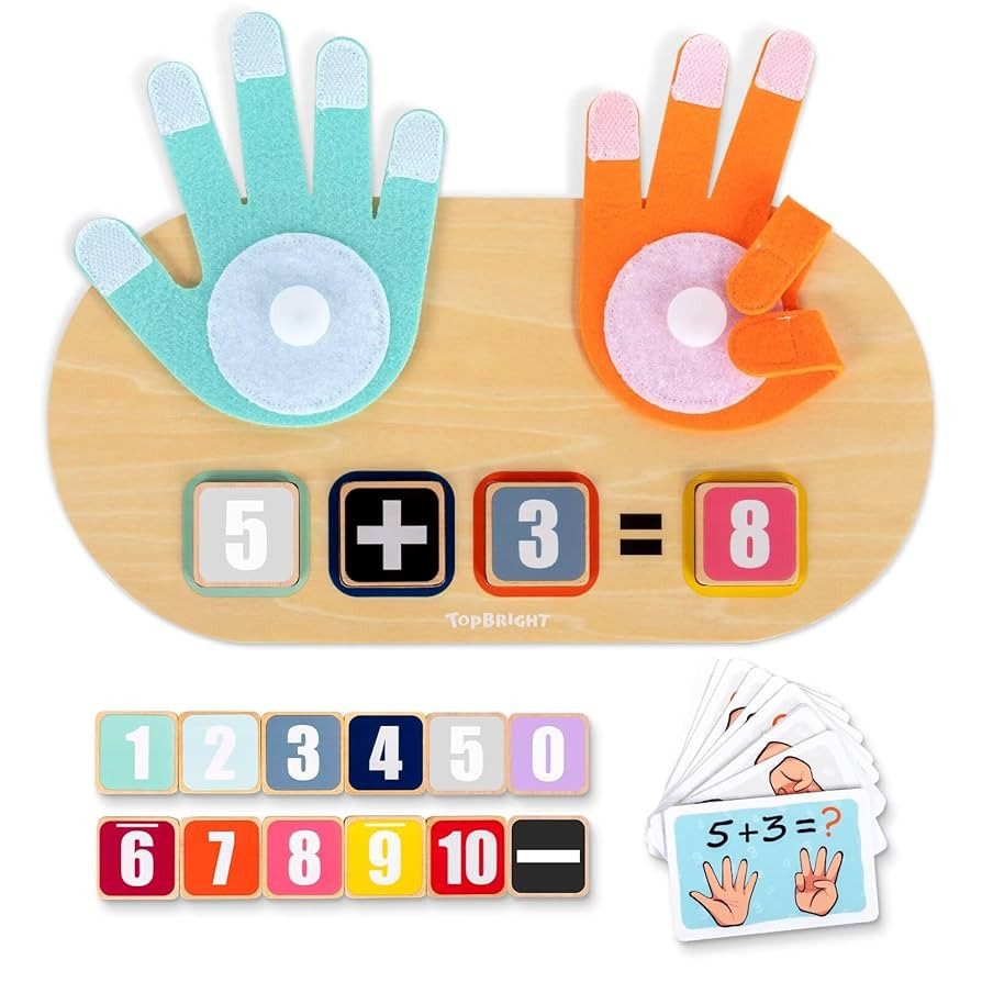 TOP BRIGHT Preschool Learning Toys for Toddlers 2-4, Educational Math Manipulatives Number Counti... | Amazon (US)