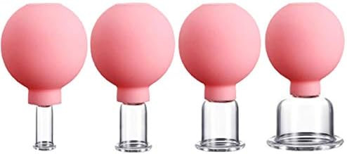 4 Piece Glass Silicone Cupping Sets Massage | Amazon (US)