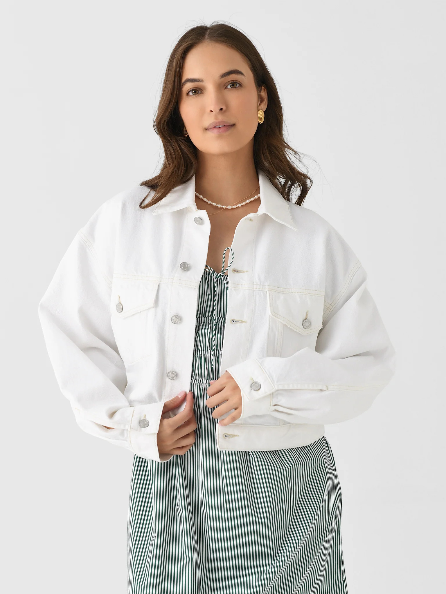 AGOLDE
                      
                     Women's Palmer Denim Jacket | Saint Bernard