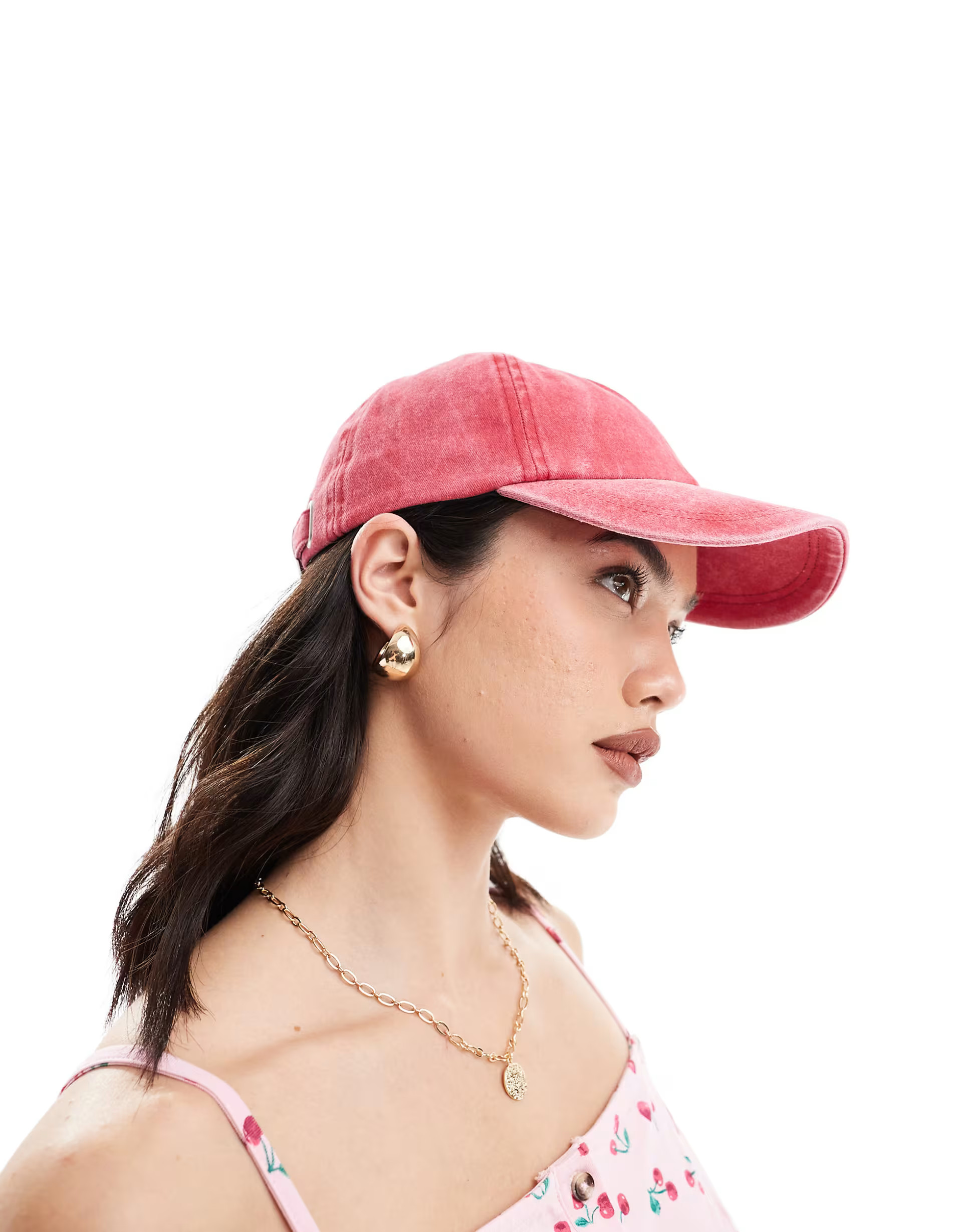 ASOS DESIGN washed cap in red | ASOS (Global)