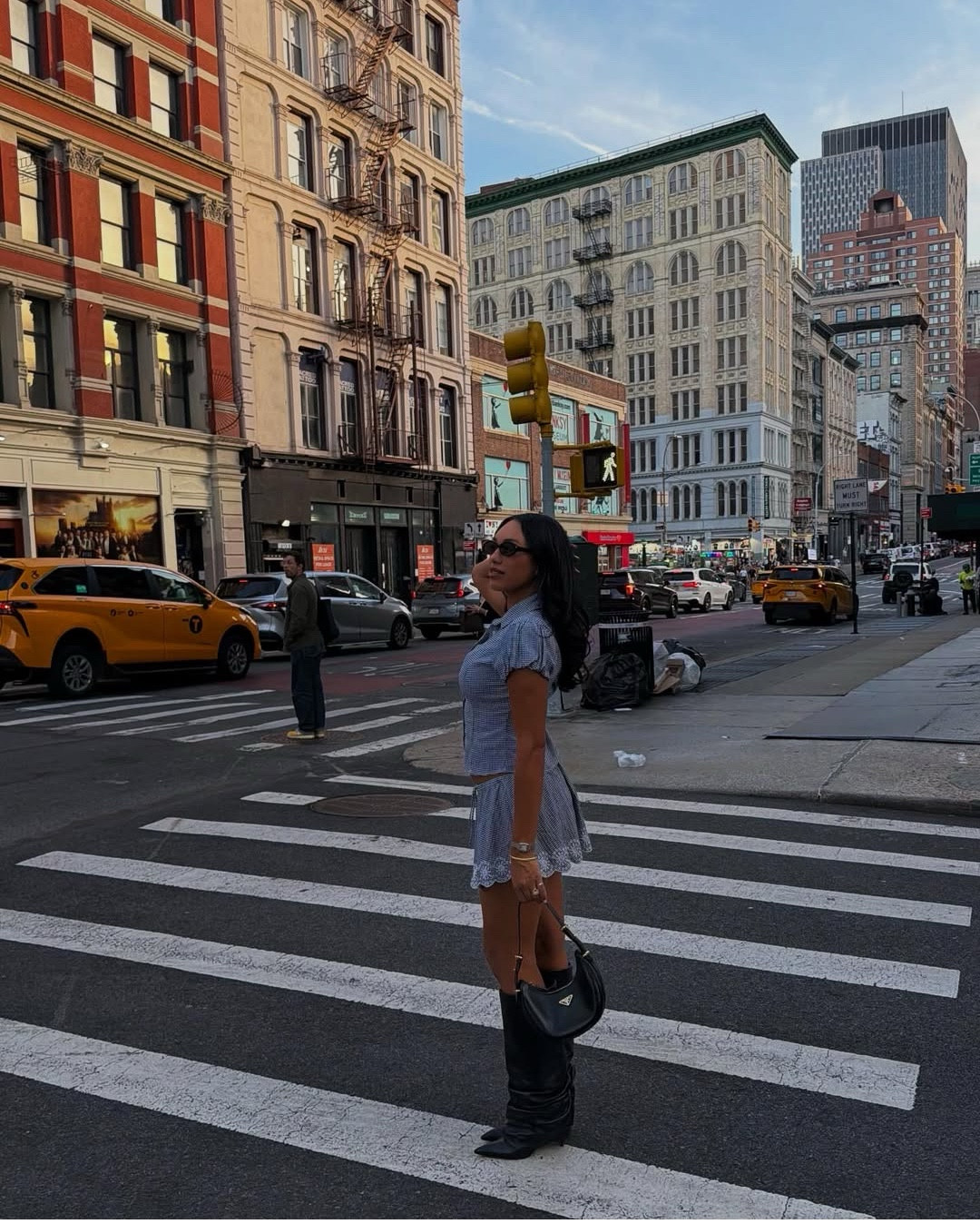 this gingham set is so adorable, and pairs perfectly with these slouchy black knee high boots!

#LTKStyleTip #LTKShoeCrush #LTKItBag