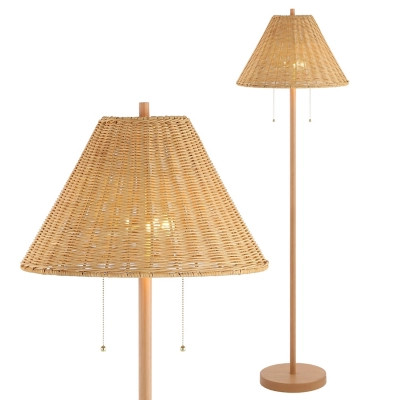 JONATHAN Y Nando LED Floor Lamp with Pull-Chain | Ashley Homestore