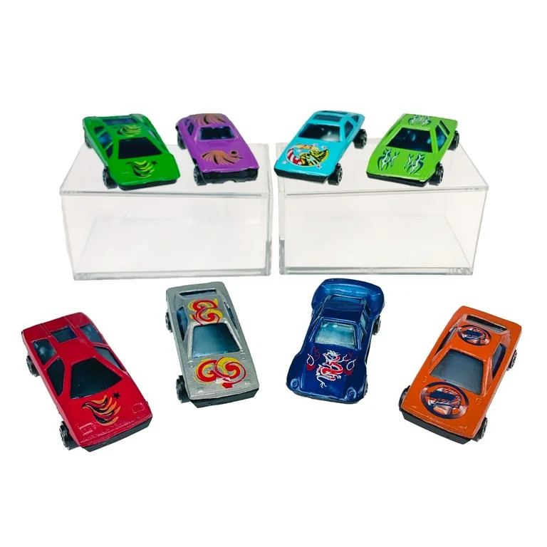 Way to Celebrate Metal Diecast Racing Cars 8 Pack Assorted, Party Toys | Walmart (US)