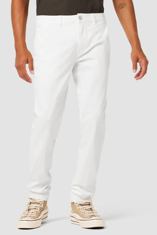 Hudson Jeans Classic Slim Straight Chino - White - White - 30 | Verishop