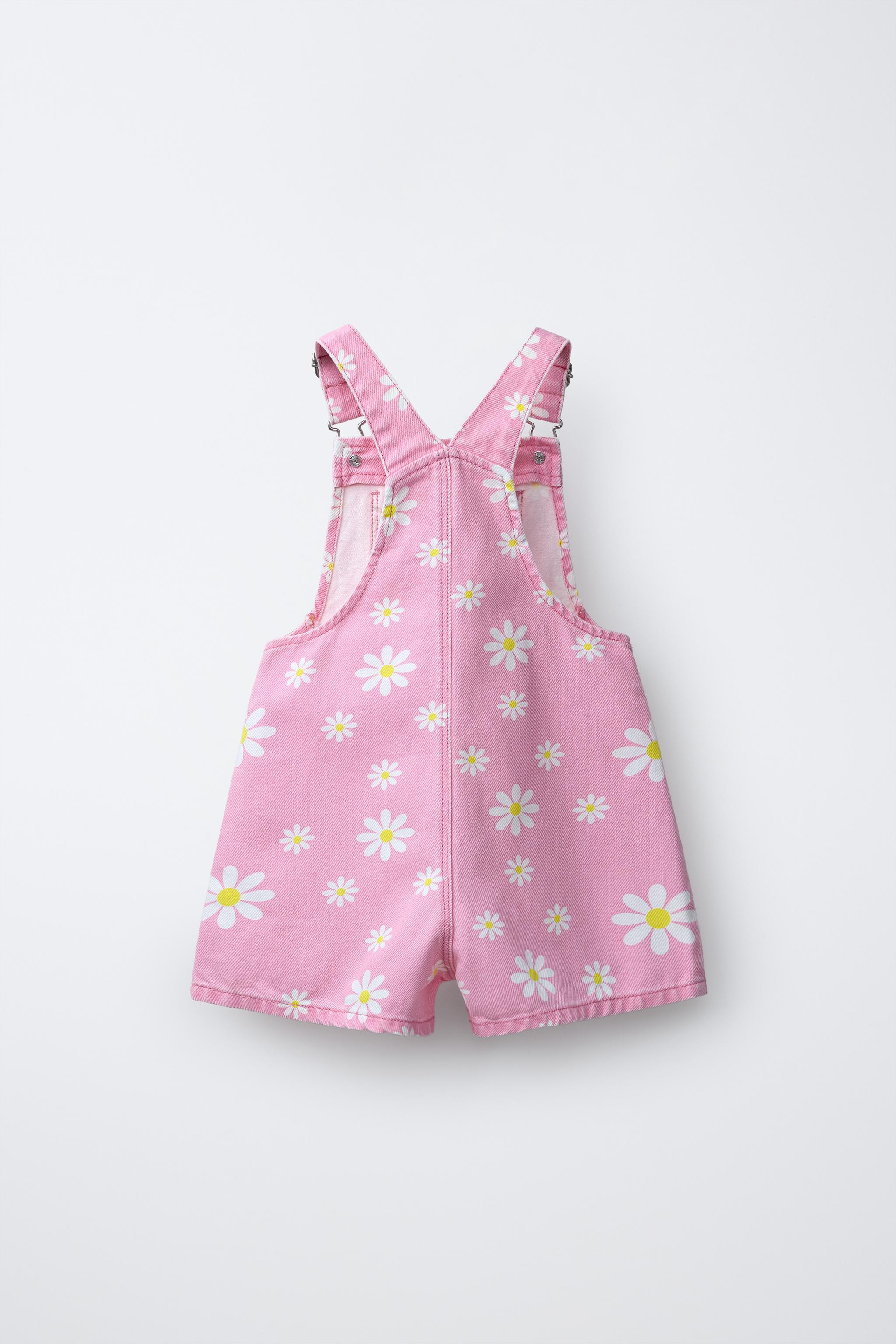 FLORAL TWILL OVERALLS | Zara US