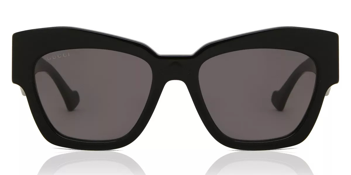 Gucci GG1422S 001 Women’s Sunglasses Black Size 55 - Free RX Lenses | SmartBuyGlasses Global