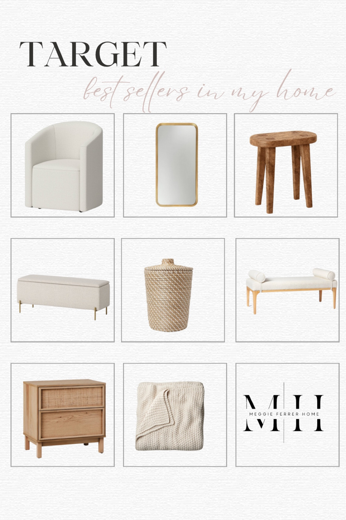 

These are some of my most-loved pieces from Target that have made our home feel even cozier. From the perfect accent chair to soft throws, these are the little touches that make every room a bit more inviting. 🤍

#TargetHome #CozyVibes #HomeDetails


#LTKStyleTip #LTKSaleAlert #LTKHome