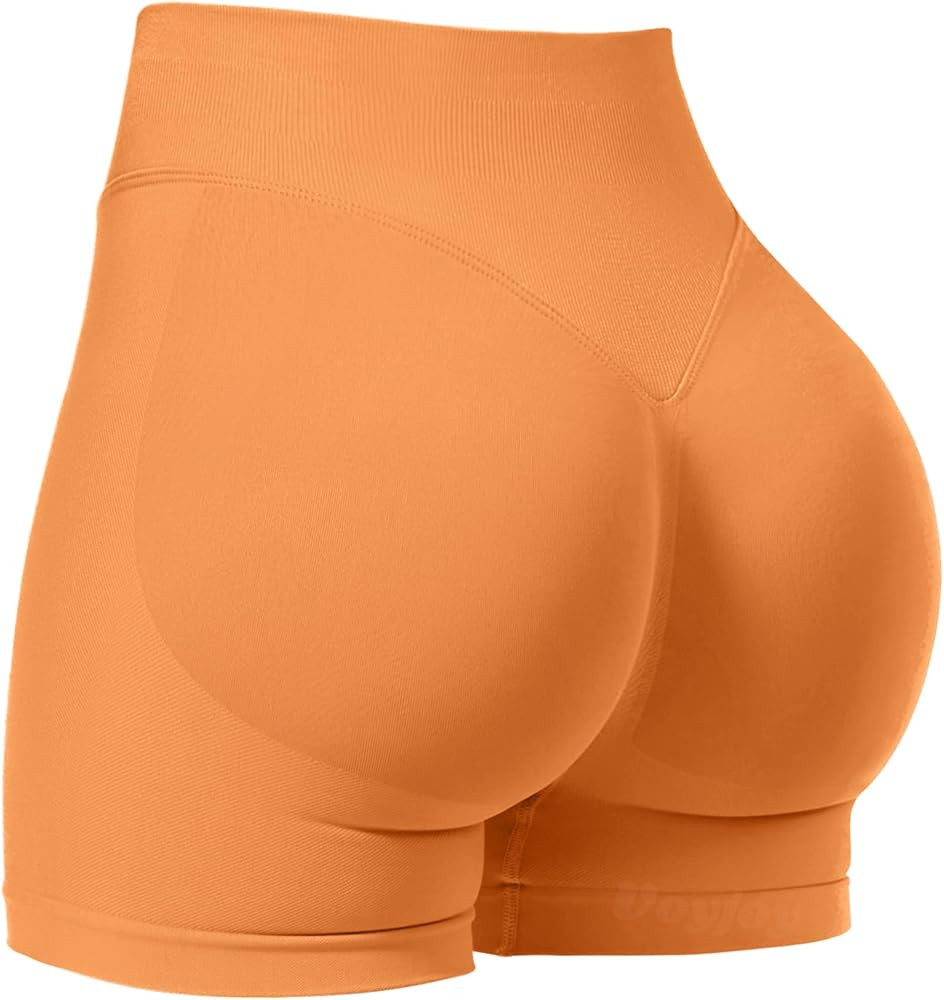 VOYJOY Women Workout Impact Shorts 2.5"/ 3.6"/ 4.5"/ 6" Scrunch Butt Lifting Gym Seamless Booty B... | Amazon (US)