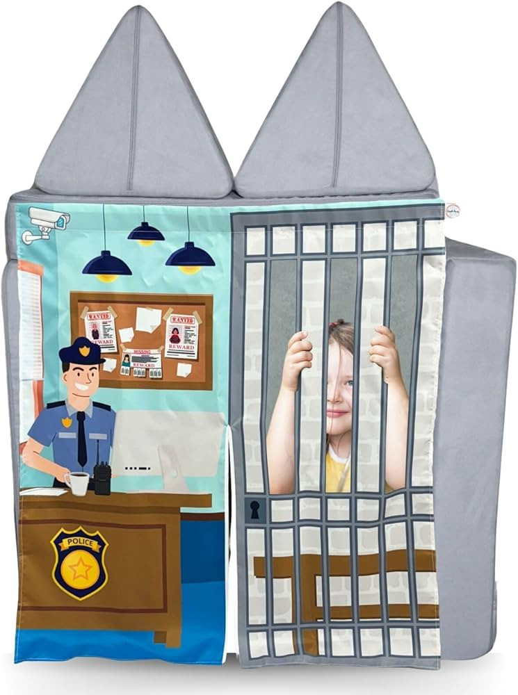 Couch Swag Play Panel for Childrens Foam Sofa Kids Couch (Police) | Amazon (US)