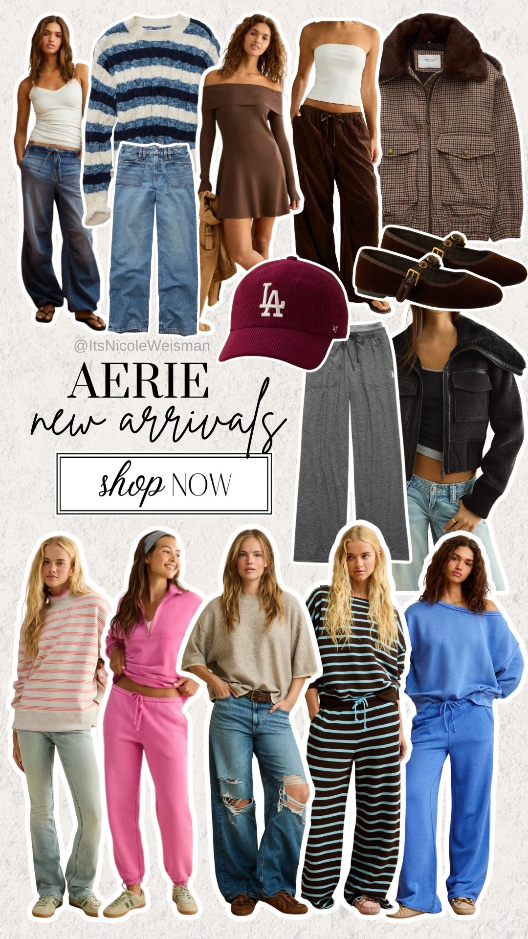 Aerie new arrivals are TOO good right now 🤎✨ Cozy sets, cute layers, easy denim + all the fall staples I want in my closet. Which piece are you grabbing first?! 🛍️

#Aerie #AerieStyle #AerieFinds #AerieNewArrivals #AerieFashion #FallFashion #FallOutfits #FallStyle #CozyStyle #CasualStyle #EverydayOutfits #WomensFashion #FashionFinds #ShopWithMe #NewArrivals #FallWardrobe

#LTKootd #LTKgrwm #LTKMidsize