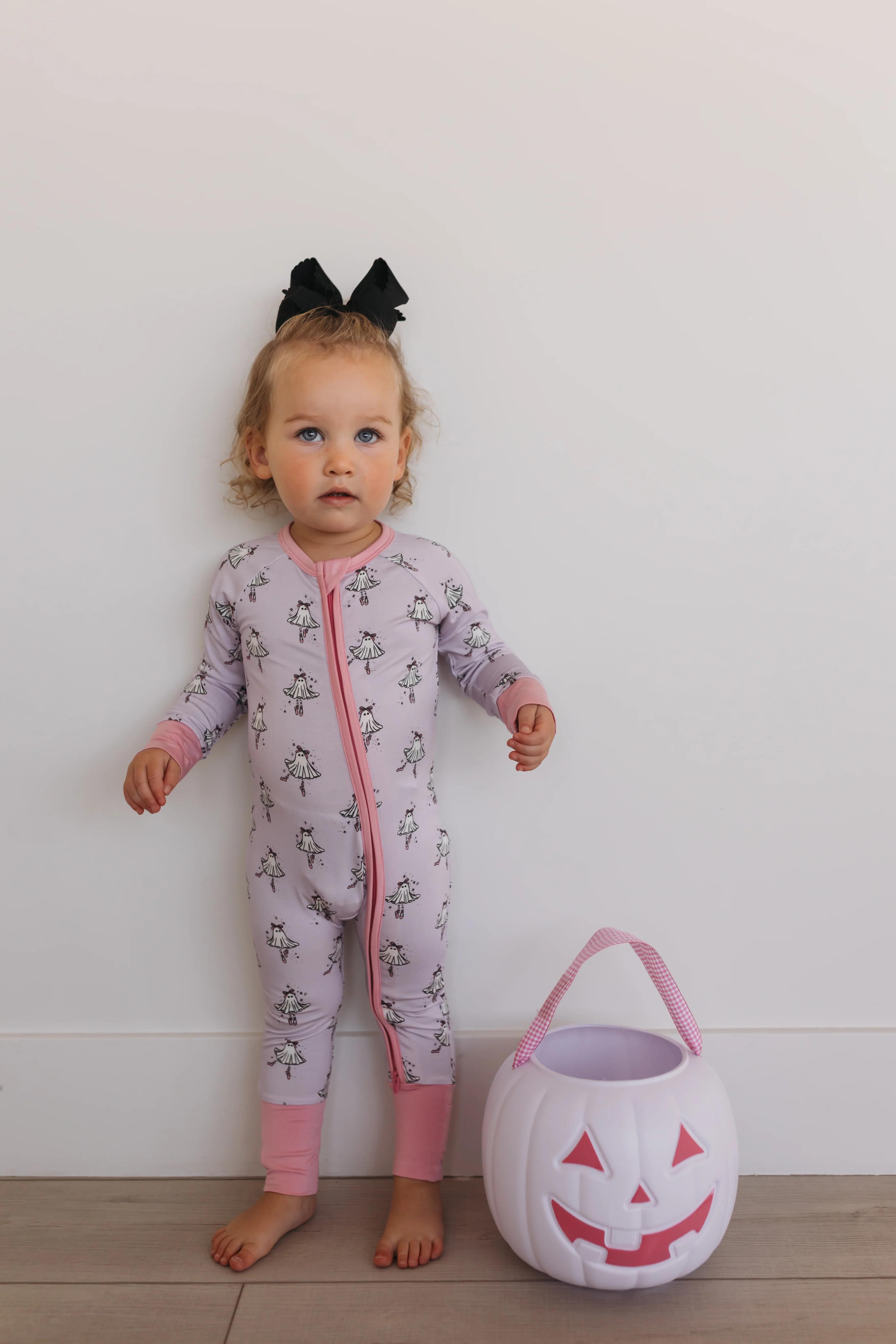 Ballerina Ghost Zipper Romper | In My Jammers