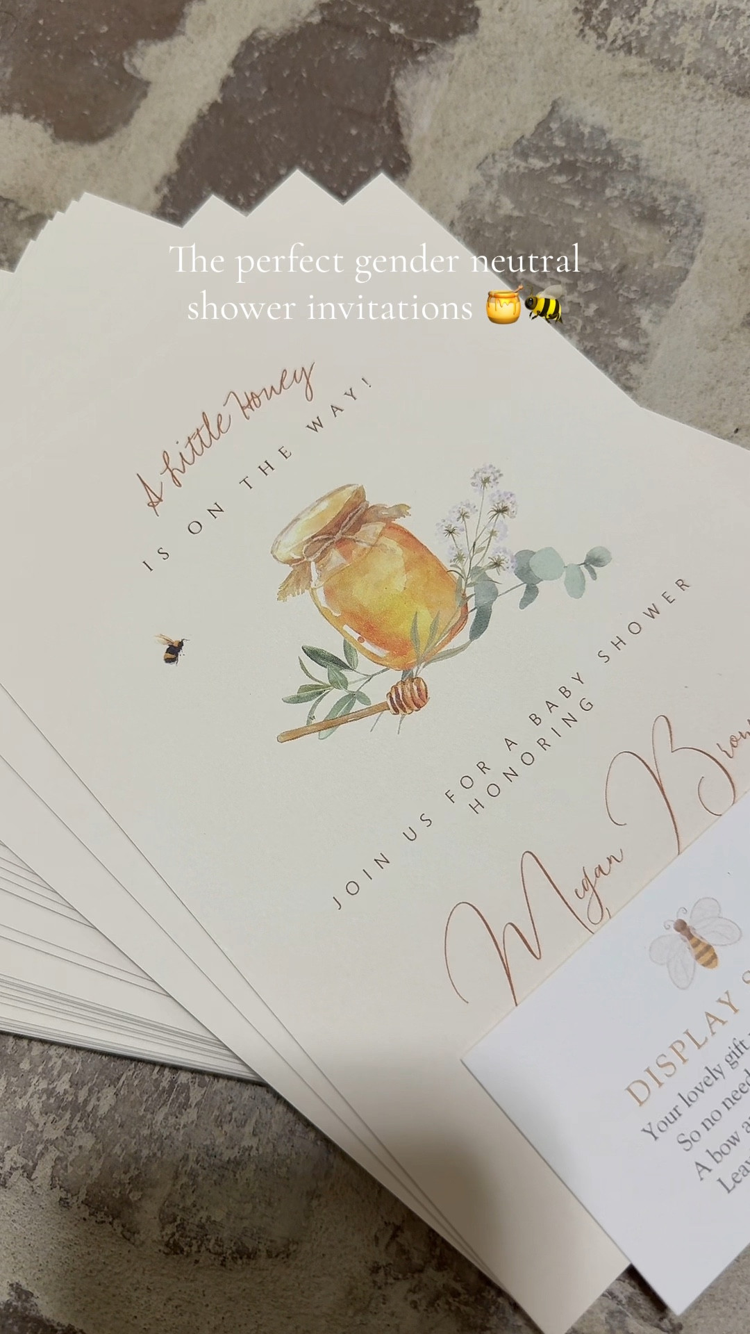 The PERFECT gender neutral baby shower invitations 🤭🍯🐝 


#LTKKids #LTKBaby #LTKBump