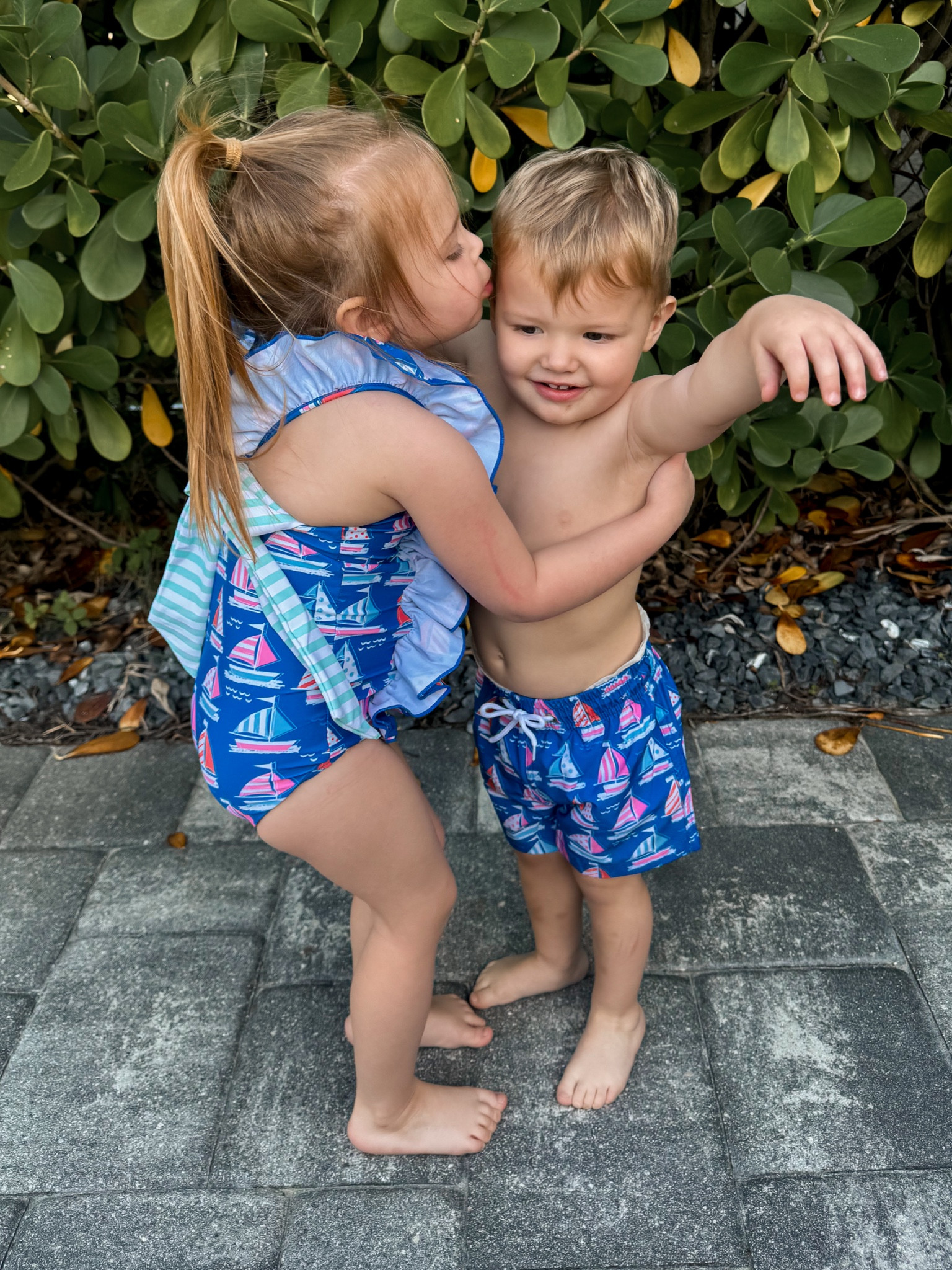 How precious are these swimmies!? Blueberry Bay has family matching swim in the sweetest patterns. Blakely is in 3T and cannon is in 2T. The fabric is incredible and is UPF50+. These would be perfect for your spring break trip!! 

#blueberrybayswim #familymatchingswimwear #blueberrybayswimwear #ad

#LTKKids #LTKFamily #LTKBaby