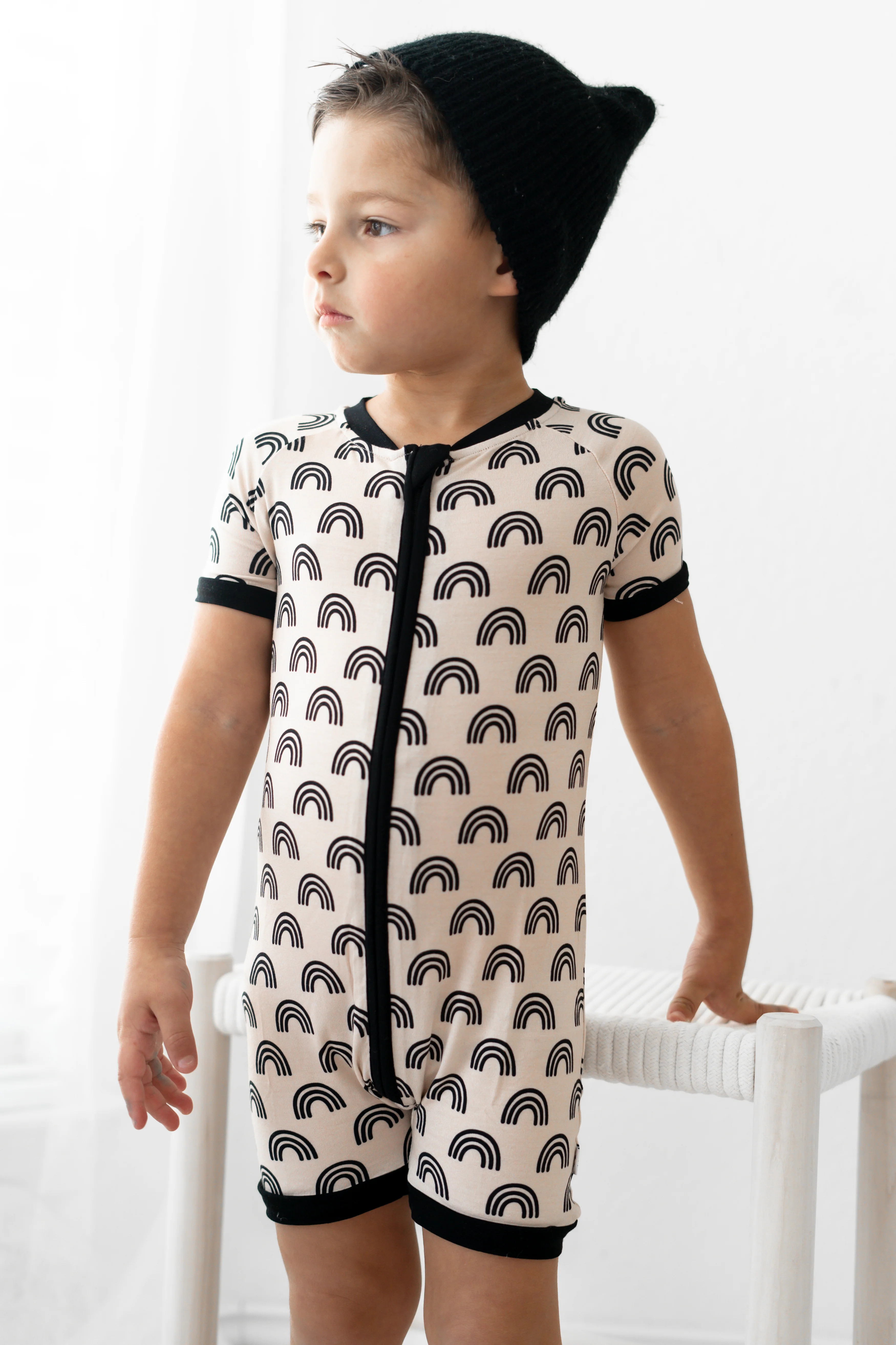 SIMPLE RAINBOW DREAM SHORTIE | Dream Big Little Co.