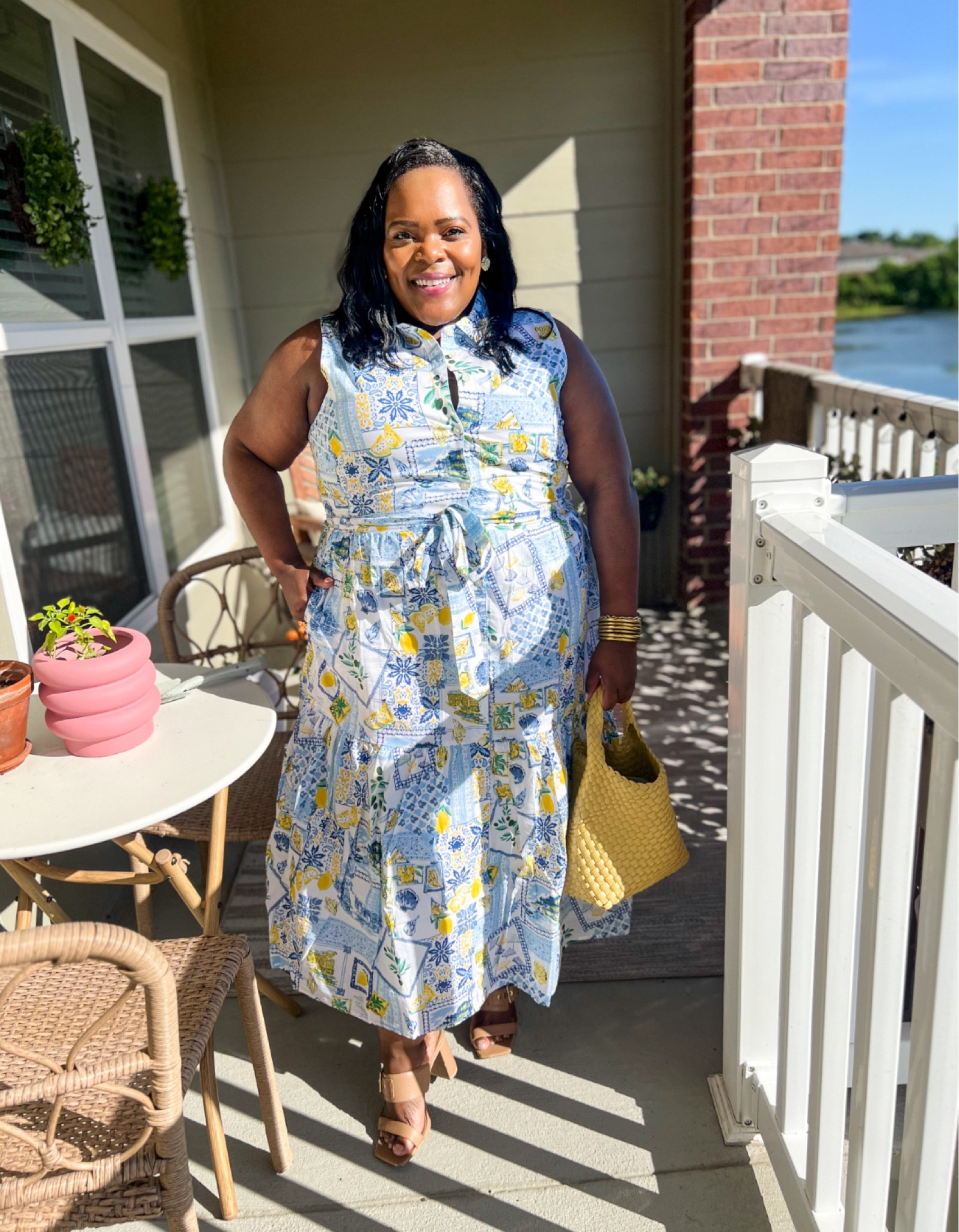 J. Crew Factory sleeveless tie shirt dress with lemon print 🍋 wearing size 18.

#LTKSeasonal #LTKFindsUnder100 #LTKParties