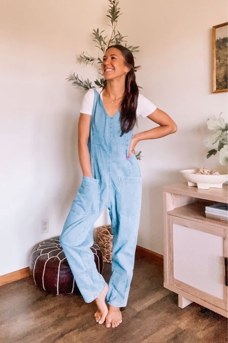 Amazon fashion denim overalls 
Free People look for less, small
Seamless tee, small

Spring outfit 
Summer outfits 
Amazon finds 
Found it on Amazon 
#founditonamazon 
#amazonstyle



#LTKFindsUnder100 #LTKFindsUnder50 #LTKStyleTip