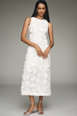 English Factory Deco Midi Dress | Anthropologie (US)