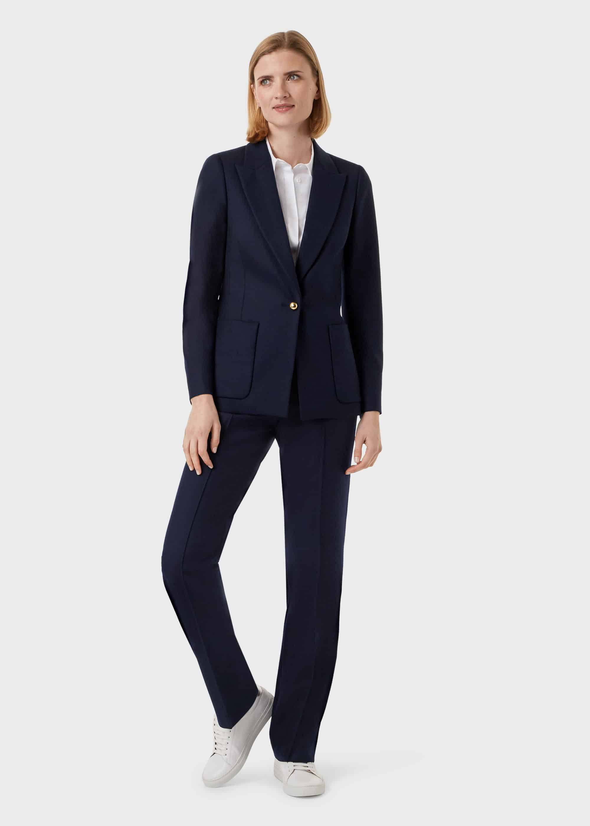 Hobbs Women's Martina Blazer - Navy | Hobbs