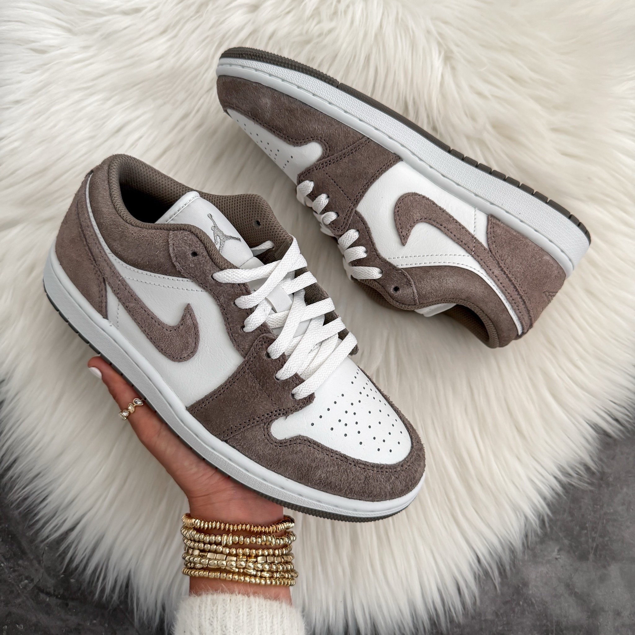 Air Jordan 1 Low in gray runs true to size 