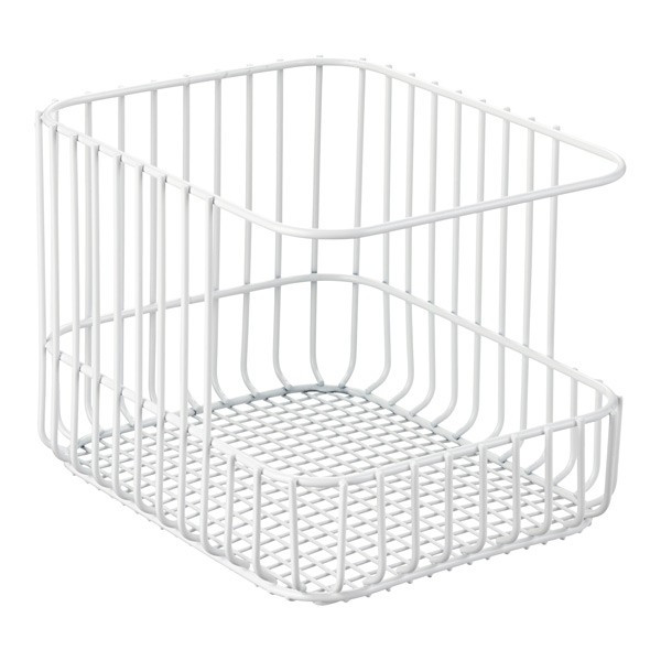 Scala Steel Wire Stackable Basket | The Container Store