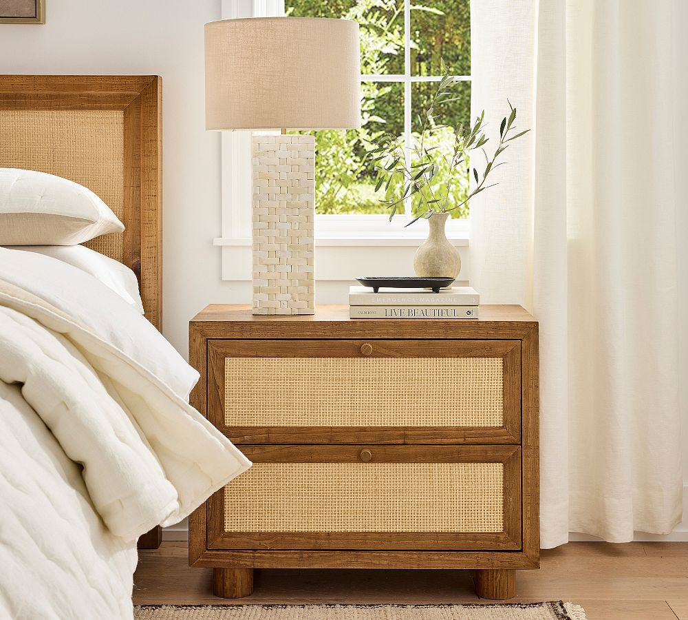 Catalina Cane Nightstand (30") | Pottery Barn (US)