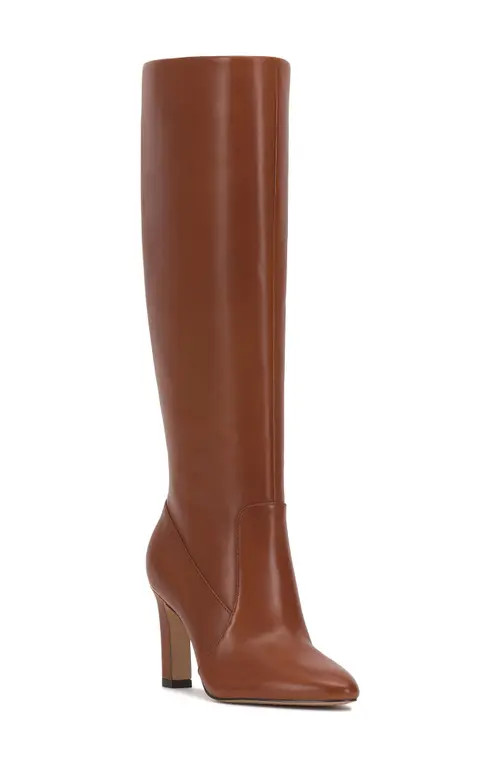 Vince Camuto Gylina Knee High Boot in Whiskey at Nordstrom, Size 5 Regular Calf | Nordstrom