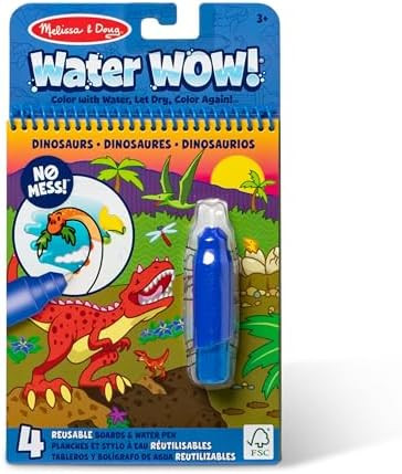Melissa & Doug On The Go Water Wow! Mess Free Coloring Book, Reusable Water-Reveal Activity Pad, ... | Amazon (US)