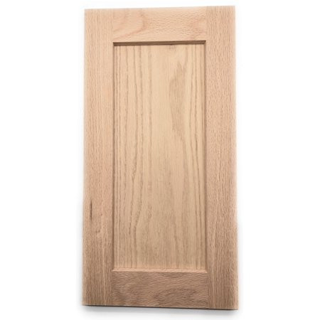 Onestock Unfinished Oak Cabinet Shaker Door Replacement - 18 H x 12 W | Walmart (US)