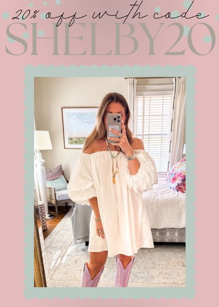 Get 20% off full priced fashion orders of $100+ from Anthropologie with code SHELBY20 // summer outfit inspo // pregnancy outfit // this off the shoulder dress is so pretty// I’m wearing a small 

#LTKSeasonal #LTKBump #LTKStyleTip