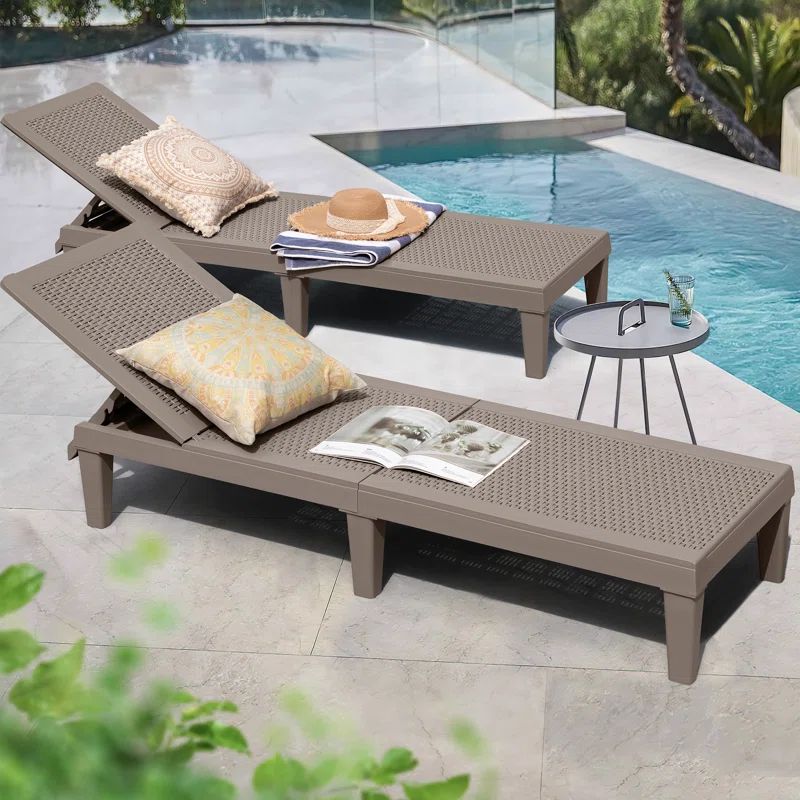 Alharby Outdoor Chaise Lounge | Wayfair North America