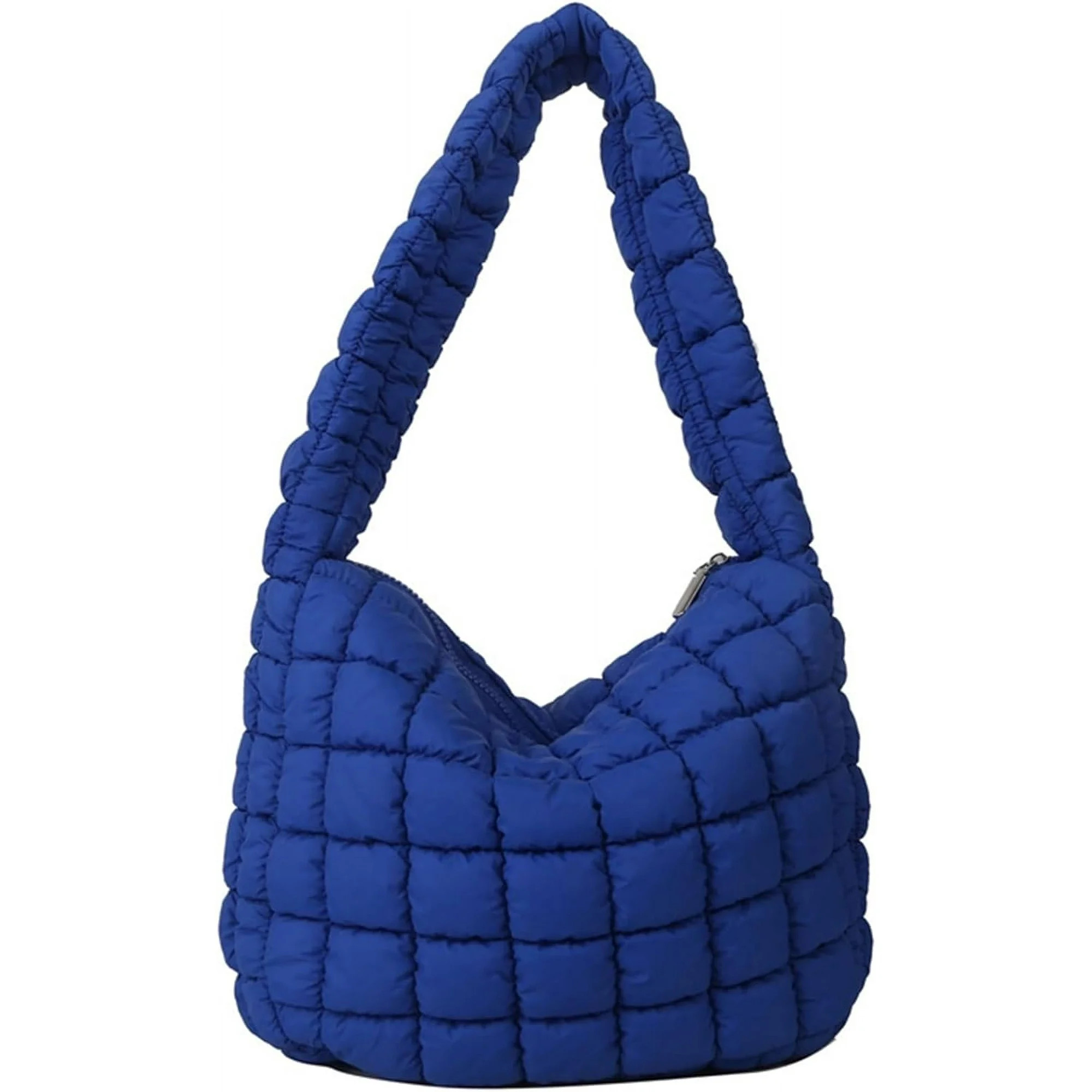 Kukuzhu Puffer Tote Bag Women Quilted Large Shoulder Bags Puffy Bubble Hobo Pleated Purse Nylon P... | Walmart (US)