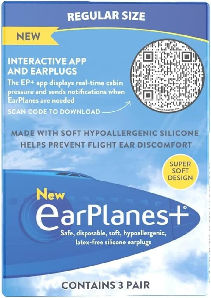 EarPlanes Plus (3 Pairs) | Amazon (US)