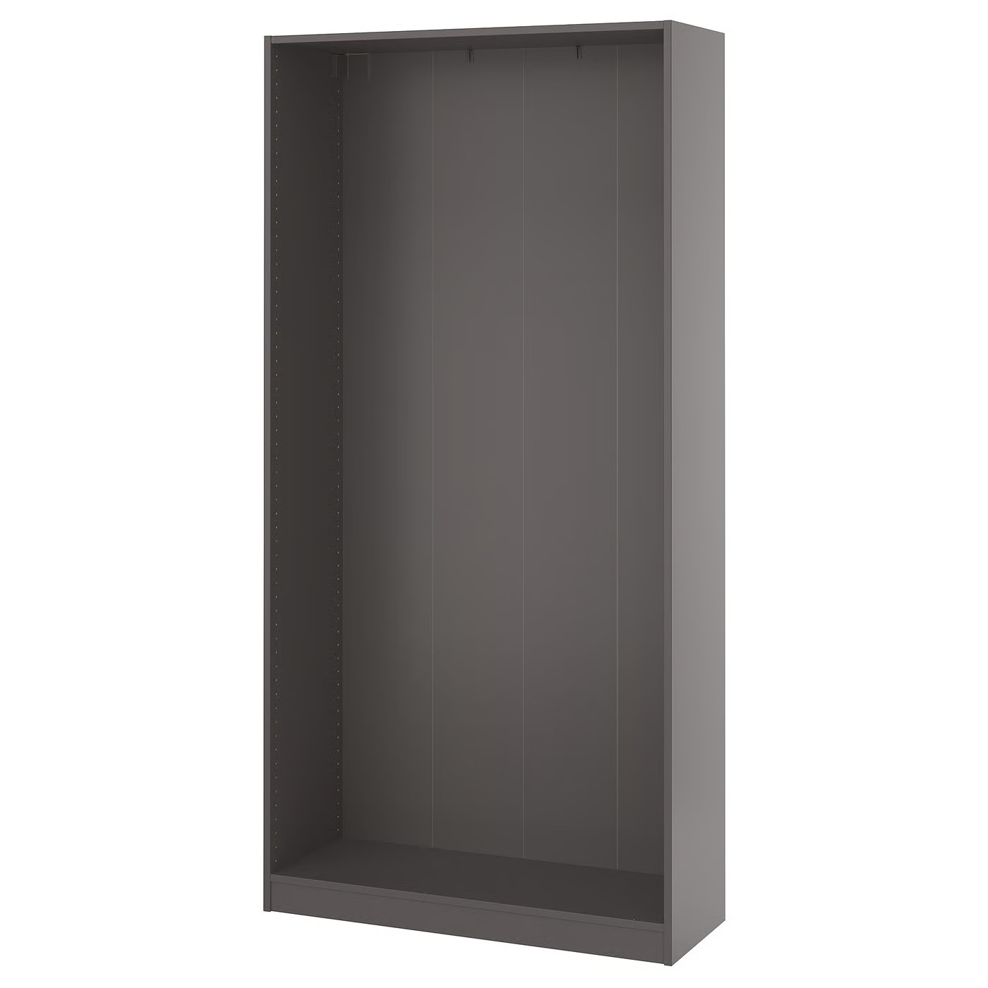 PAX Wall-mounted storage frame, dark gray, 39 3/8x13 3/4x79 1/8 " | IKEA US