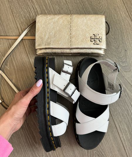 Tory burch handbag on sale from Nordstrom, and my Dr.Martens sandals on sale from Zappos! 

#LTKshoecrush #LTKsalealert #LTKitbag