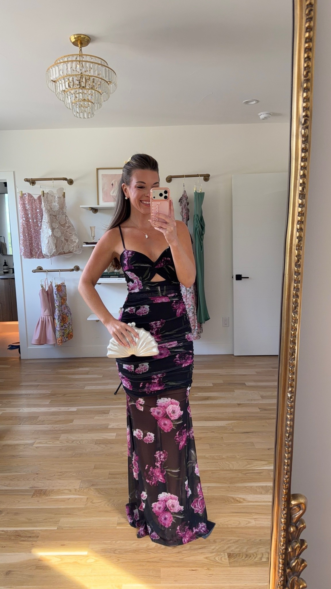 black floral mesh maxi with a ruched bodice and cutout front fall wedding guest dress for every girl 💍

I’m 5’4” & wearing my usual smalls/2

fall wedding guest dresses, wedding guest dresses, cocktail dresses, semi-formal dresses, black tie wedding guest dresses, destination wedding guest dresses, garden party dresses, wedding guest outfit ideas, fall dresses, autumn dress

#LTKU #LTKgrwm #LTKWedding