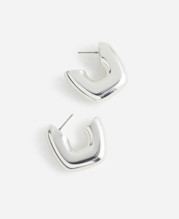 Sculptural Large Hoop Earrings | Madewell
