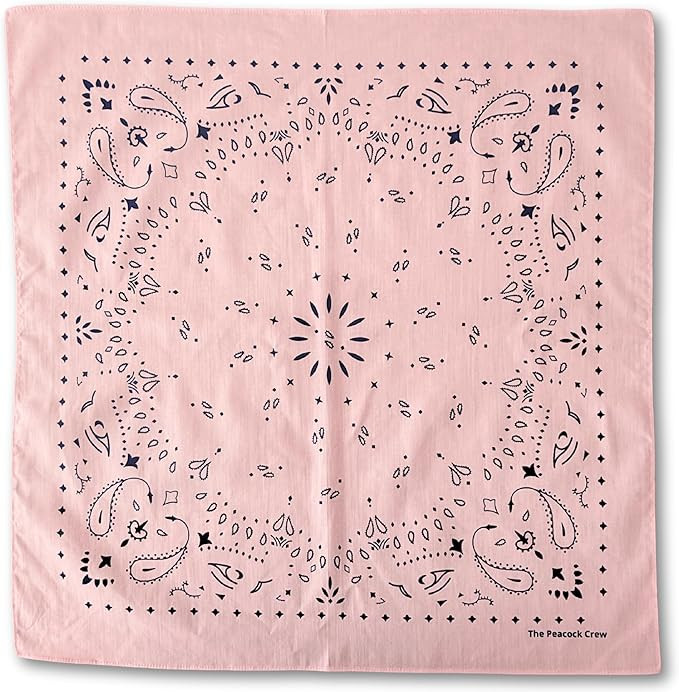 Bandanas in Premium Soft Cotton for Men Women Kid Bandana Paisley Scarf Neckerchief Bulk or Singl... | Amazon (US)