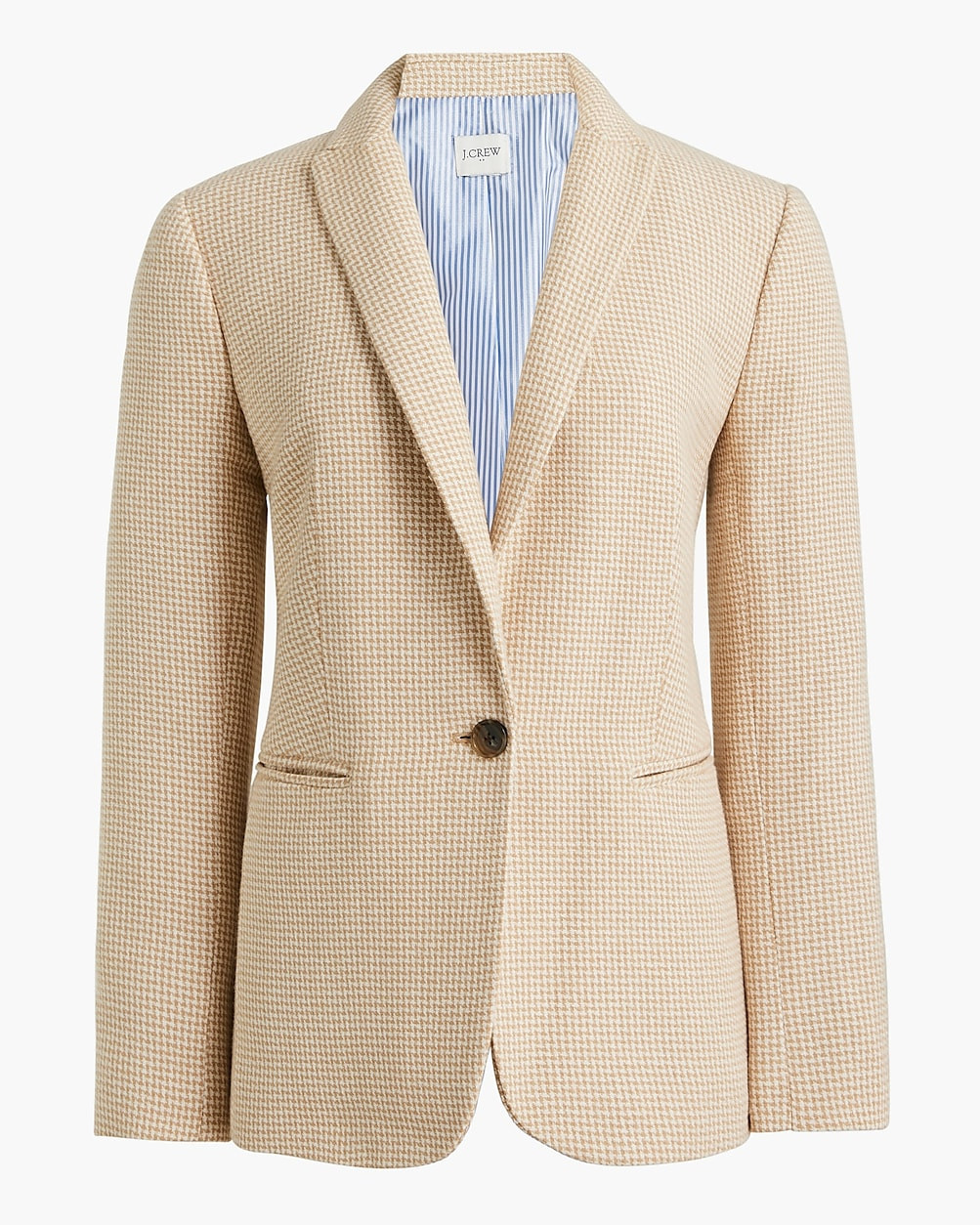 Houndstooth one-button blazer | J.Crew Factory