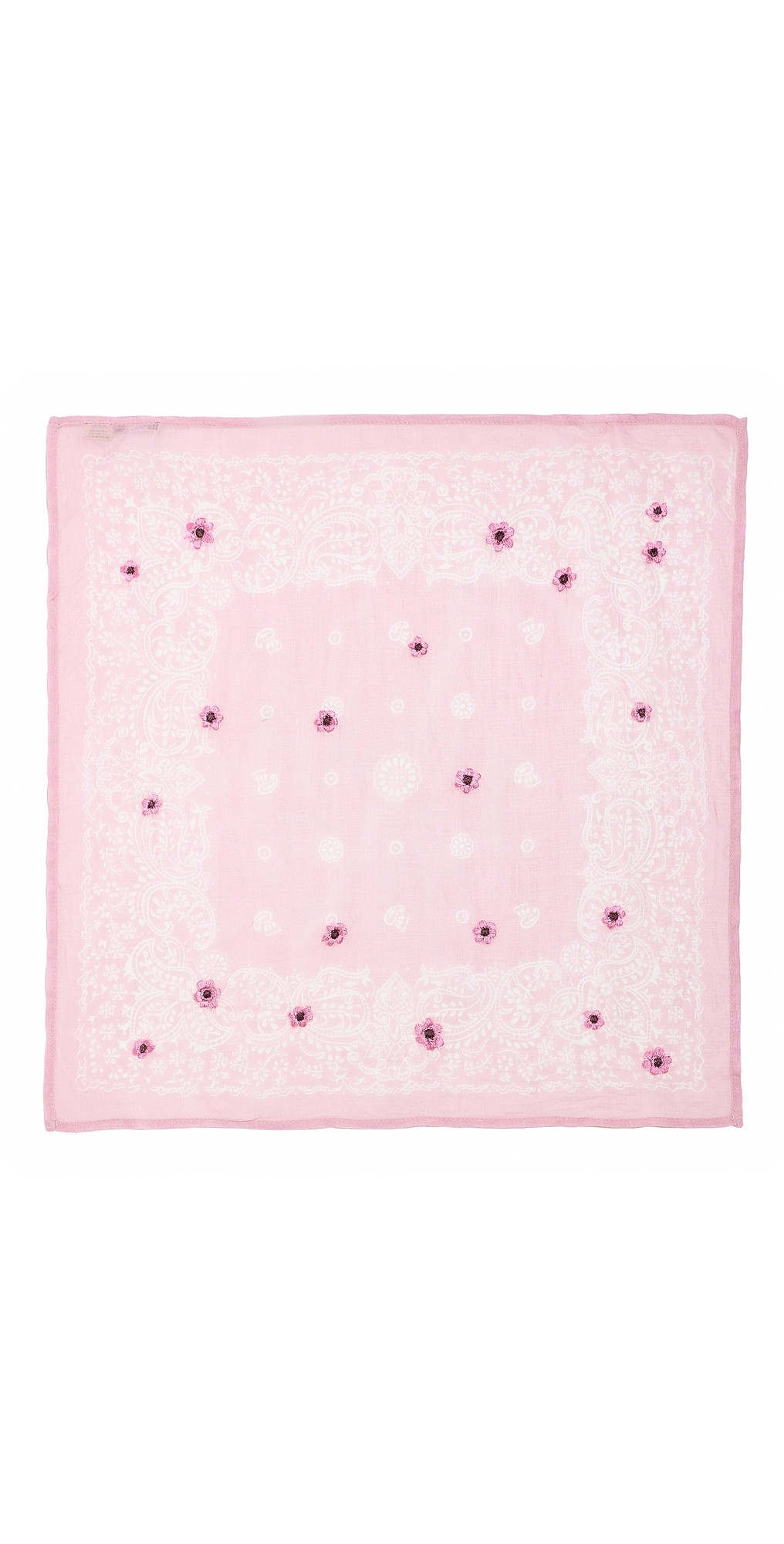 Chan Luu Embroidered Bandana Pink One Size | Shopbop