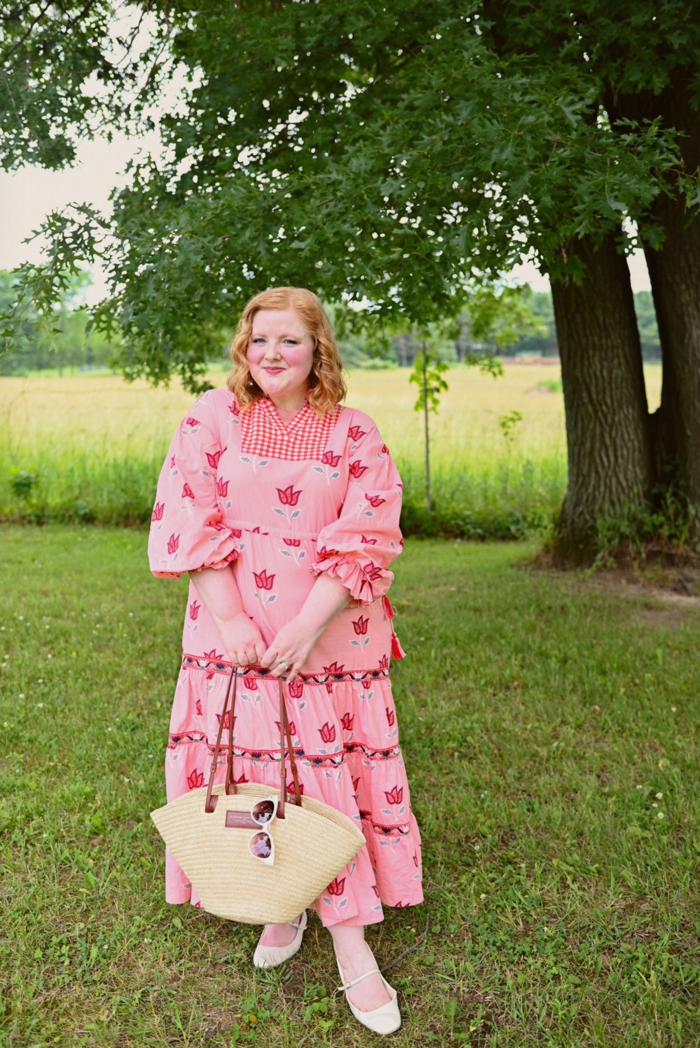 Printfresh Dress size XL 🌷❤️🌹 

Sundress, boho dress, pink dress, red dress, gingham, tulip, Sezane Justine basket bag, Mary Jane ballet flats

#LTKMidsize #LTKSeasonal #LTKPlusSize